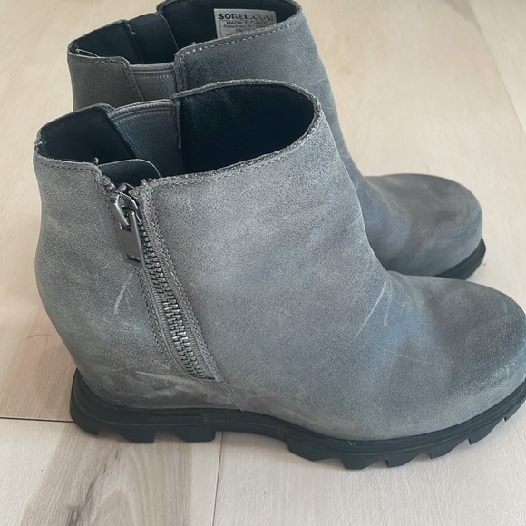 Sorel Joan of Arctic Wedge lll Zip Women’s 7 quarry - Picture 4 of 11